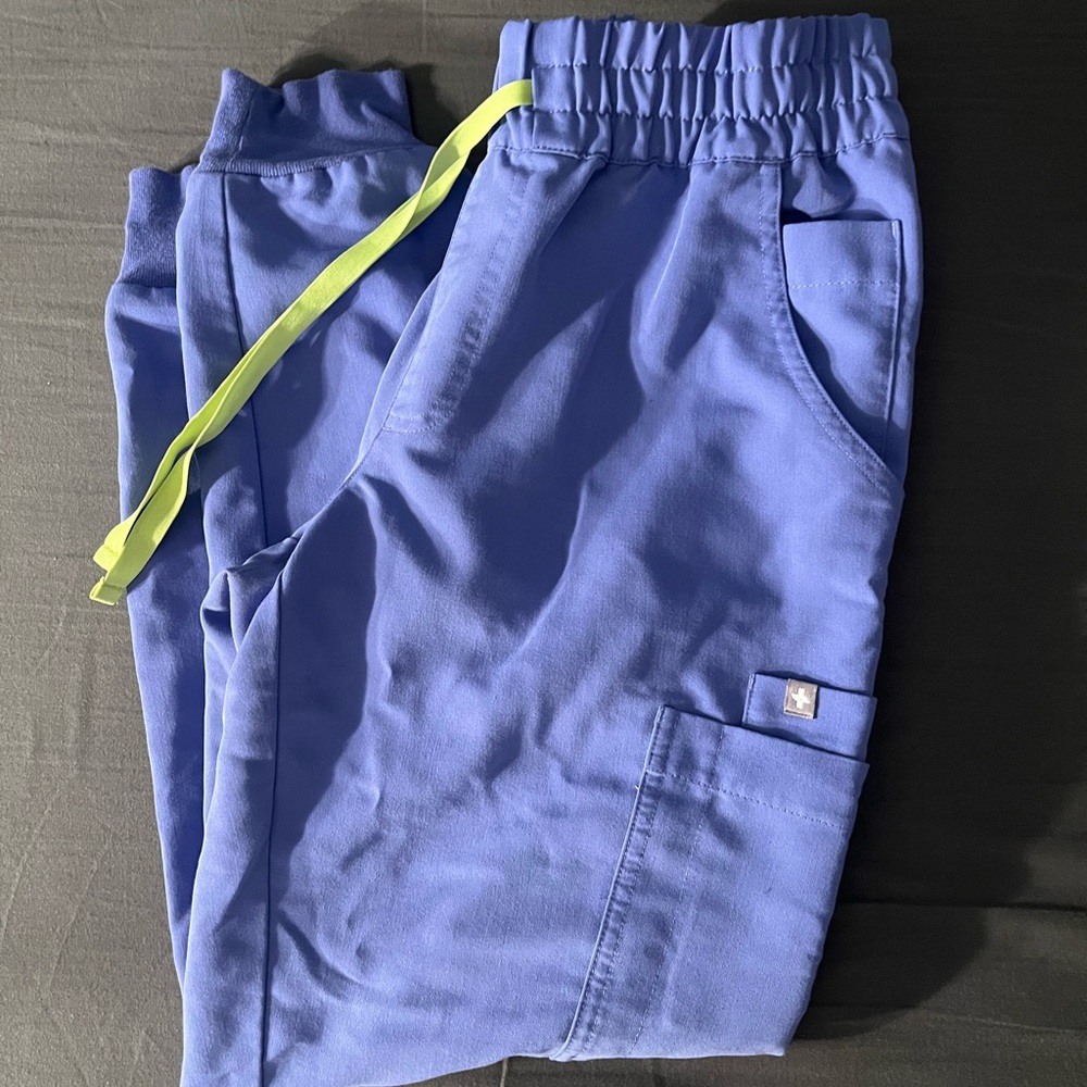 Figs Technical Collection Purple Scrub Pants